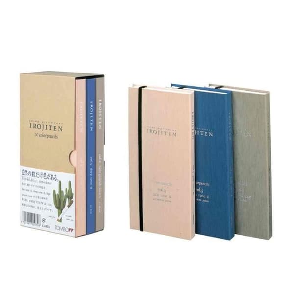 Färgpennor - TOMBOW - Irojiten - Set med 30 - 2 mm stift - Blandat - Barn