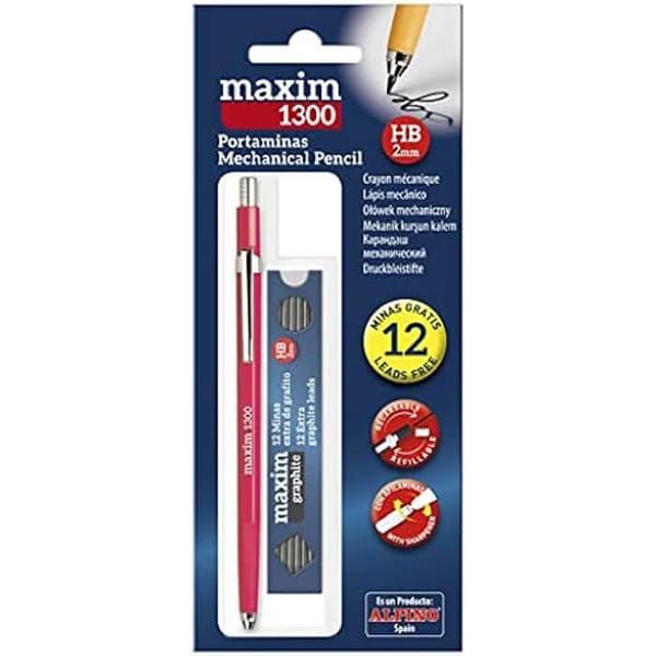 Hålpennor - ALPINO - PM035300 - Modern design - Röd färg - För vuxna