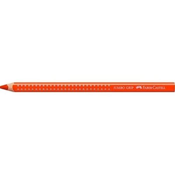 Färgpennor - Faber-Castell - Jumbo Grip - 3,8 mm - Orange - Barn från 3 år