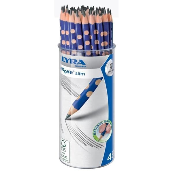 Kritor - Omyacolor - Lyra Groove Slim - 48 bitar - Grafit - Mixad