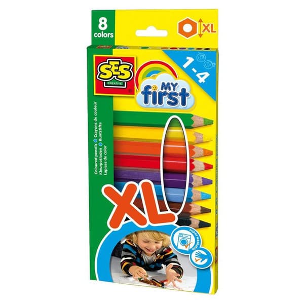 Färgpennor My First: 8 XL färgpennor