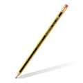 Miniatyrbild 2 av 4: Grafitpenna - Staedtler bly - 122-2BK10D - Paket med 10 HB grafitpennor med suddgummi spets