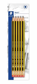 Miniatyrbild 1 av 4: Grafitpenna - Staedtler bly - 122-2BK10D - Paket med 10 HB grafitpennor med suddgummi spets