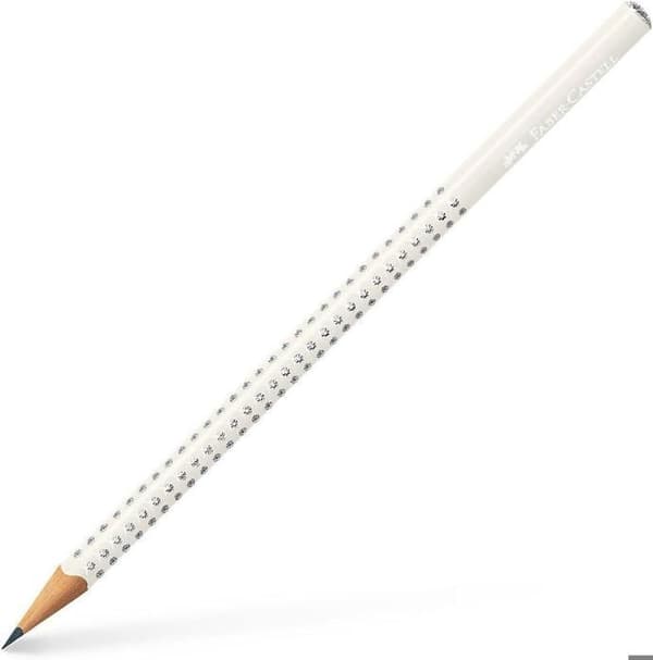 Grafitkritor - Faber-Castell - Rosa/kokosnöt-set - 2 x kritor - 1 x suddgummi - 1 x blyertssuddig
