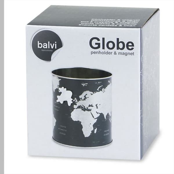 Pewter Globe pennhållare