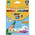 Miniatyrbild 1 av 4: BIC Kids Evolution Triangle ECOlutions Triangulära färgpennor - blandade färger, kartong om 12