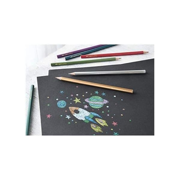 Faber-Castell 201583 metallisk färgad pennor (set om 10)