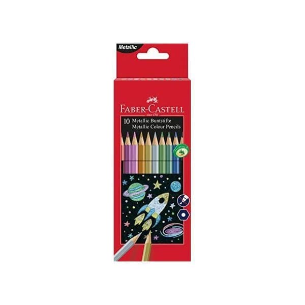 Faber-Castell 201583 metallisk färgad pennor (set om 10)