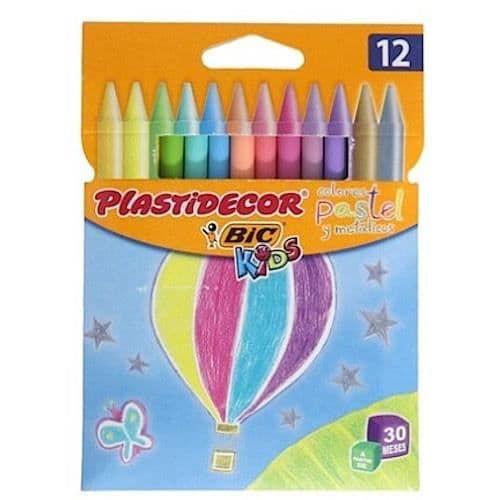 BIC färgpennor 14 cm pastellfärger 12 st