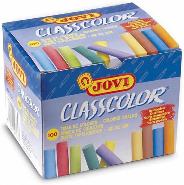 Färgpenna - Jovi oljig krita - 1120 - CLASSCOLOR Box med 100 olika färgkritor ()