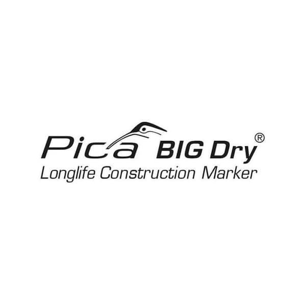 Carpenter penna BIG Dry 6045 BIG Dry FORALL Bau Graphit vit röd Pica - 4260056156144 Röd