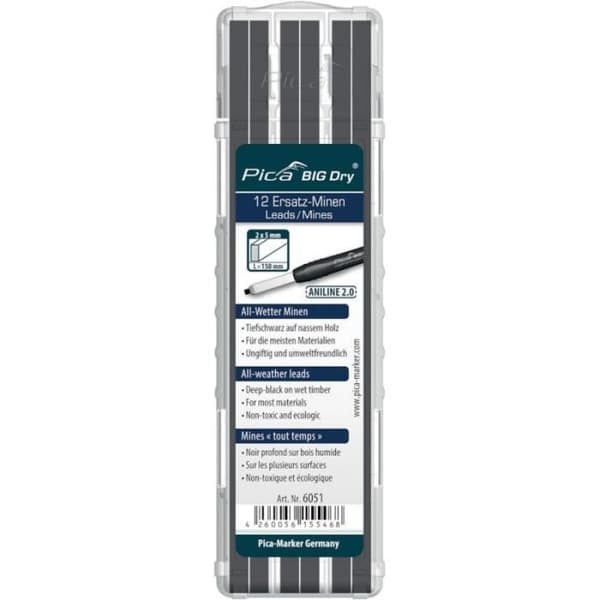 Pica Aniline Big Dry – Paket med 12 ledningar, Aniline Big Dry