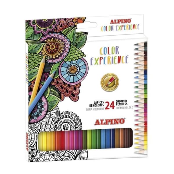 FÄRGUPPLEVELSESSAT MED 24 ALPINO-PENTAR AL000247