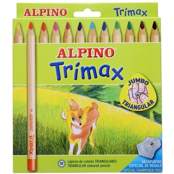 Alpino -490251 Fodral 12 pennor Flera färger TRIMAX AL00011, - AL000113