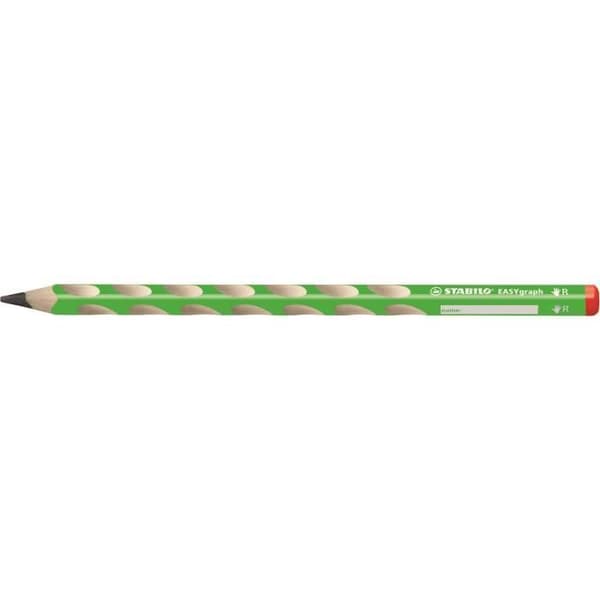 Parti med 12 grafitpennor EASYgraph HB högerhänt grön kropp