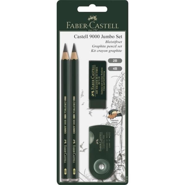 FABER-CASTELL Castell 9000 Jumbo Penns Set