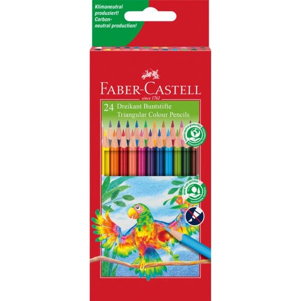 Faber-Castell Färgpenna i briljanta färger blandat paket med 24 st