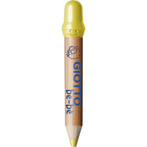 Crayon - Giotto - Maxi Crayon Bébé - Paket med 6 - Min 5.5mm - Säker och ultravaskbar färg