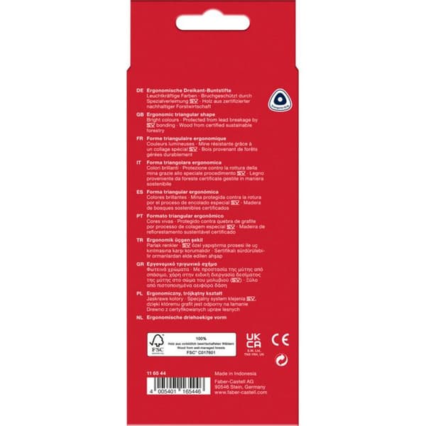 Faber-Castell Färgpenna i briljanta färger blandat paket med 24 st