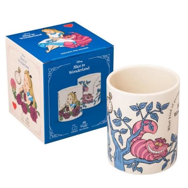 Skrivbordstillbehör - Erik Disney pennhållare, Alice i Underlandet (10,5 cm)