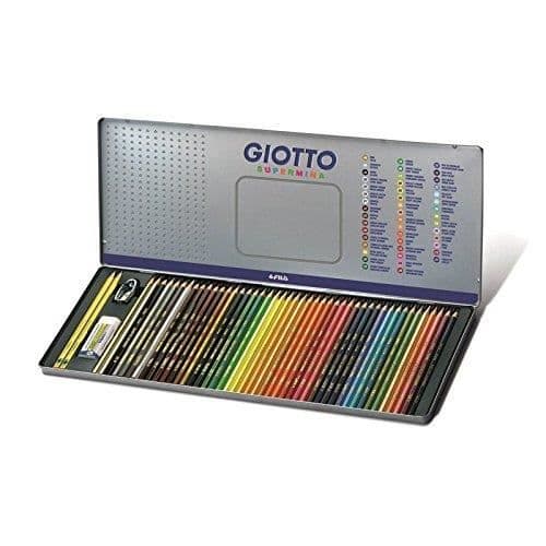 LÅDA MED 50 GIOTTO-FÄRGAPENNER