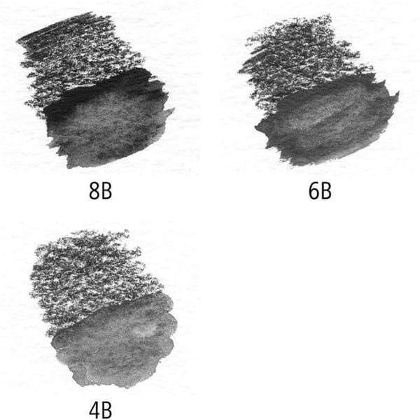 3 kritor mina grafit - Aquarellbar - 8B 6B 4B - Mars Lumograph Aquarell - Staedtler