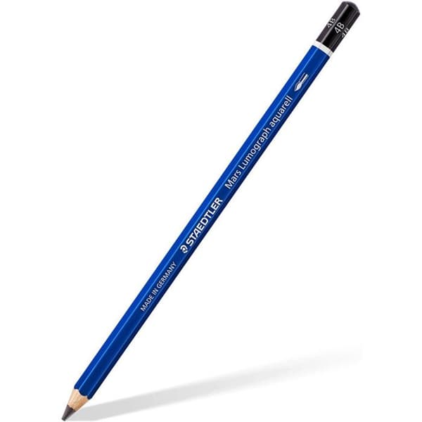 3 kritor mina grafit - Aquarellbar - 8B 6B 4B - Mars Lumograph Aquarell - Staedtler