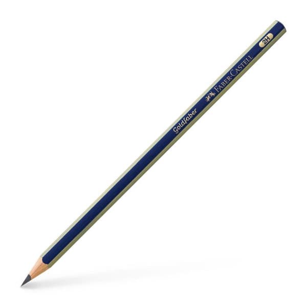 Kritor graphite - Faber-Castell - GOLDFABER 1221 - 2H - Färg grå - Bruchbeständig