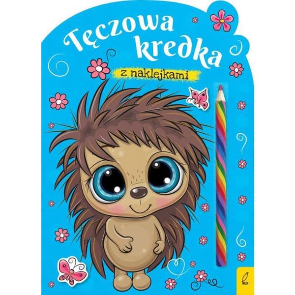Färgpennor - fet krita Foksal Regnbågspenna Igelkott 89802