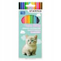 Miniatyrbild 1 av 4: Färgpennor - fetkritor Starpak OLO CRAYONER 12 FÄRGER CUTIES KATT STK PUD 12/144