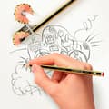 Miniatyrbild 2 av 3: Färgpennor - STAEDTLER - NORIS 120-2 - HB - Förpackning med 12 - Grafit Svart
