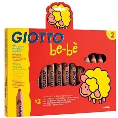 Giotto 460200 Etui med 12 Giotto färgpennor