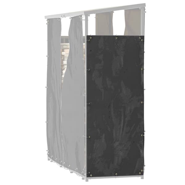 Vedställsöverdrag, 2er-Set, 148x62 cm, Svart