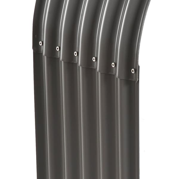 Vedställ, 208x46x112 cm, Grå