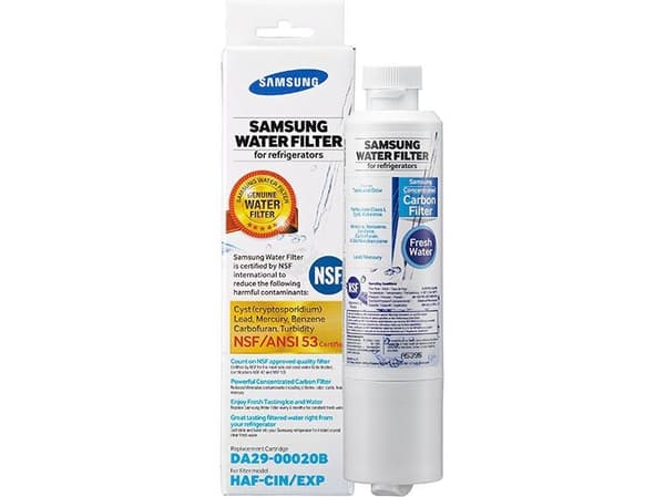 Samsung HAF-CIN, Vannfilter, Samsung, Kjøleskap, Hvit, NSF, 54 mm