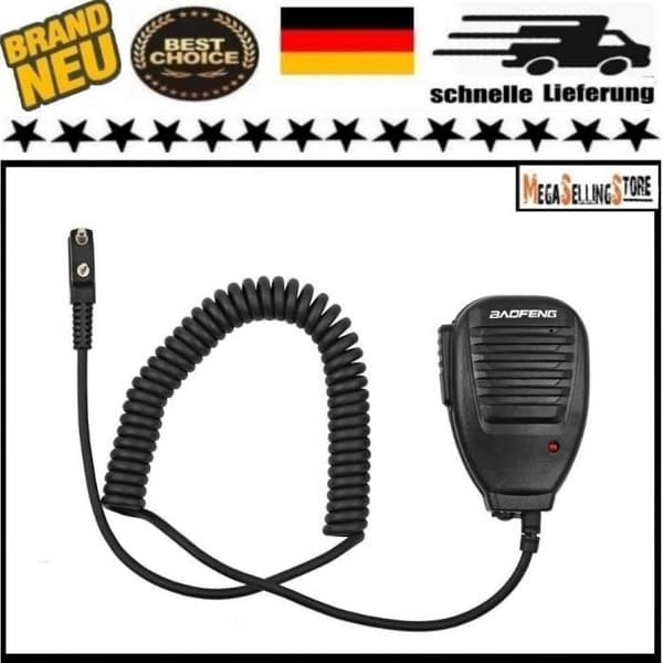 BaoFeng mikrofonhögtalare för UV-5R Plus GT-3 UV 82L bärbar radio
