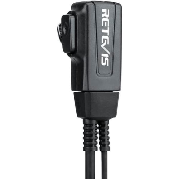 Retevis Talkie Walkie Hörlurar 2 Stift Akustisk Tub Öronhörlurar För Midland G6 G7 G12 M24 GXT250 GXT550 GXT650 LXT80(5 st)