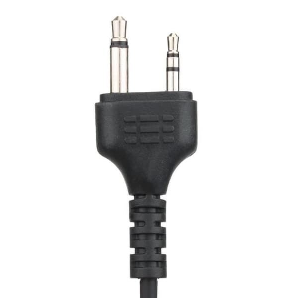 Retevis Walkie Talkie hörsnäcka 2-stifts akustisk rör hörsnäcka kompatibel med Midland G6 G7 G12 M24 GXT250 GXT55 Walkie Talkie