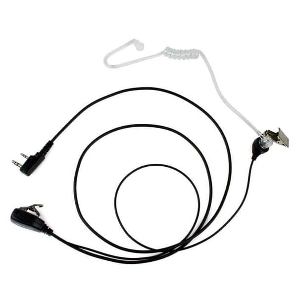 Retevis Walkie Talkie hörlurar 2-stifts transparent hörsnäcka Kompatibel med Retevis RT24 RT22 RT27, RT3, RT5 etc Walkie Talkies