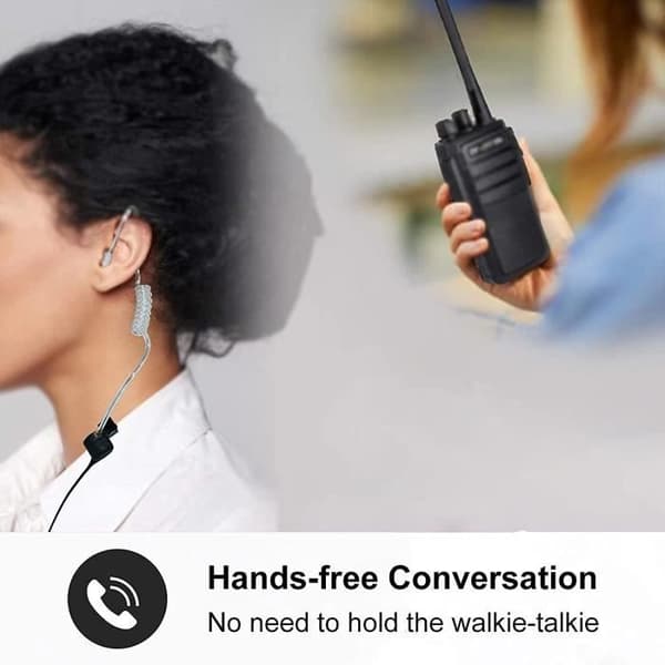 Retevis EEK009 Walkie Talkie Headset, Övervakningshörlur med spole Kompatibel med Retevis RT24 RT622 H777 BF-88E BaoFeng