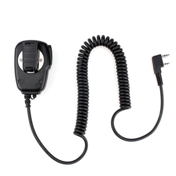 Retevis RS111 Walkie Talkie Högtalarmikrofon 2 Pin Kompatibel med Walkie Talkie RT24 RT27 RT22 RT3S RT5 RT5R RT28 etc.