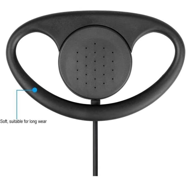 Retevis RE3224 Walkie Talkie hörsnäcka Typ-D 2-stifts headset hörsnäcka Kompatibel med Retevis RT24 RT27 RT22 RT28 Walkie Talkie