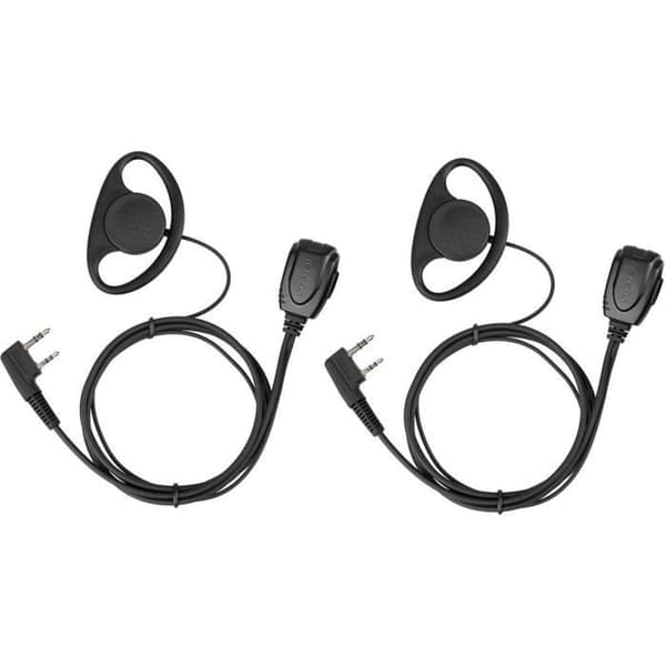 Retevis RE3224 Walkie Talkie hörsnäcka Typ-D 2-stifts headset hörsnäcka Kompatibel med Retevis RT24 RT27 RT22 RT28 Walkie Talkie