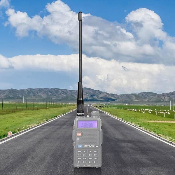 Retevis RHD701 Walkie Talkie Antenn Kompatibel med BF UV-5R plus BF-888S UV-5RA UV-5RB Retevis RT5 RT5R High Gain Antenn (1st)