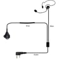 Miniatyrbild 3 av 4: Retevis Walkie Talkie Earpiece 2-stifts headset med PTT kompatibel med Retevis RT24 RT22 RT27 RT28 RT81 Baofeng BF-888s UV-5R
