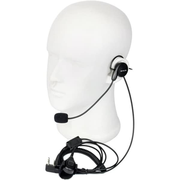 Retevis Walkie Talkie Earpiece 2-stifts headset med PTT kompatibel med Retevis RT24 RT22 RT27 RT28 RT81 Baofeng BF-888s UV-5R