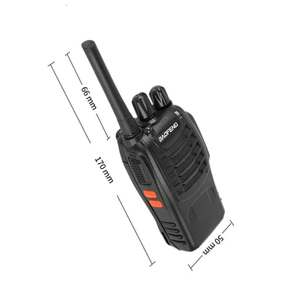 Baofeng PMR walkie-talkie - 2 stk komplet med høretelefoner, walkie-talkie