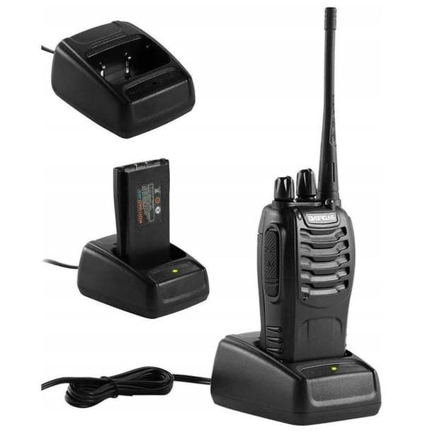 Baofeng PMR walkie-talkie - 2 stk komplet med høretelefoner, walkie-talkie
