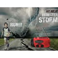 Miniatyrbild 3 av 4: TD®-radio med USB-funktion / multifunktionsvev solenergi inbyggd generator / LED-ficklampa / inspelare