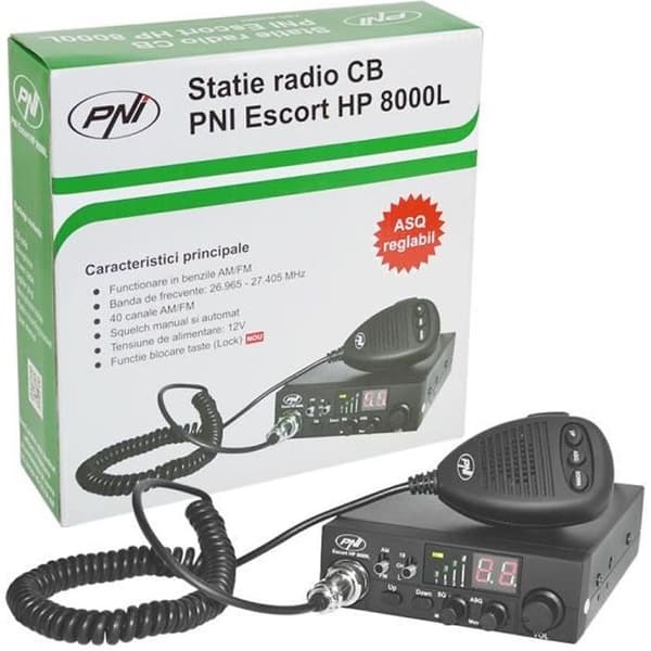 Escort trådlös CB PNI HP 8000L med justerbar ASQ